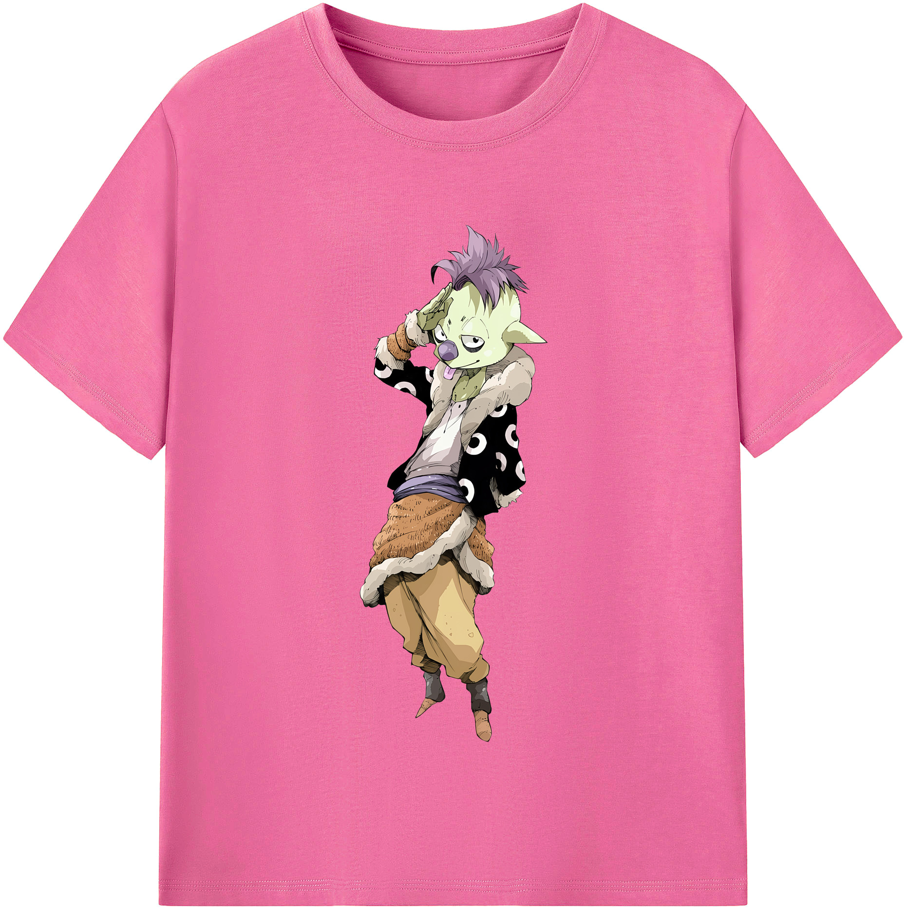 （画像用） 転スラ Regarding Reincarnated to Slime レディースカジュアルプリントTシャツ（綿100％）